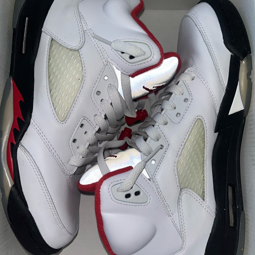 Jordan Kids Sneakers White and Red